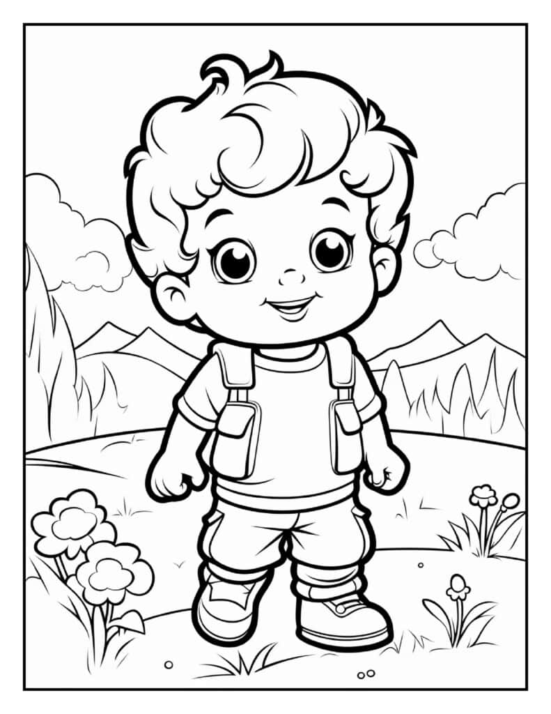 Baby Coloring Pages