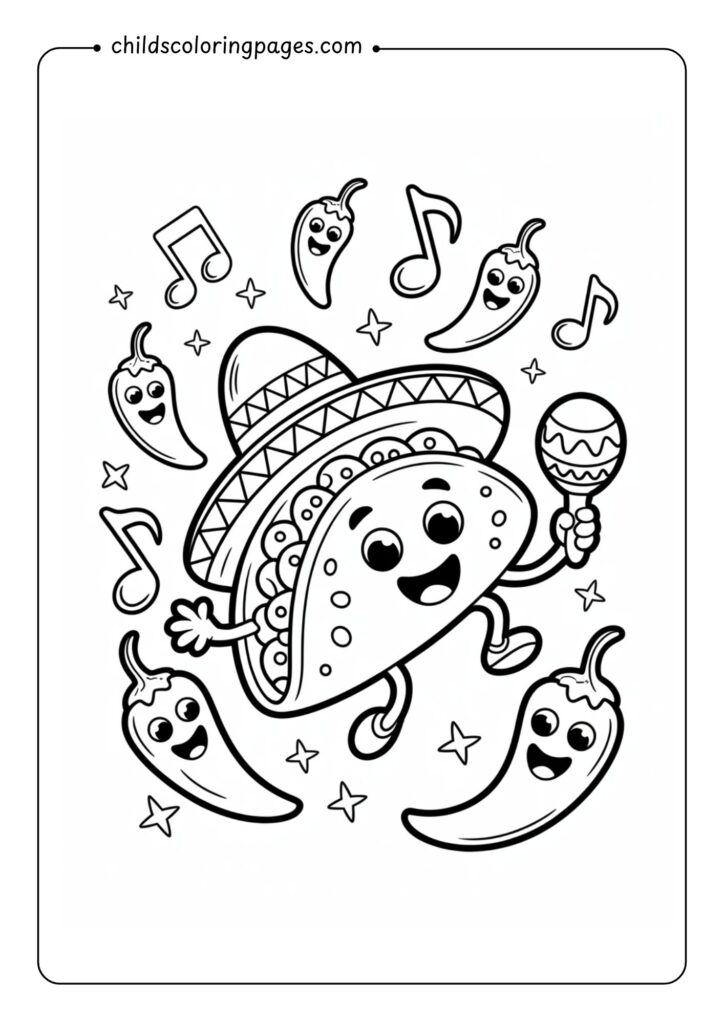 Food Coloring Pages