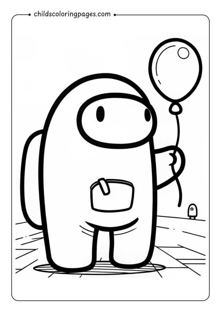 Among Us Coloring Pages