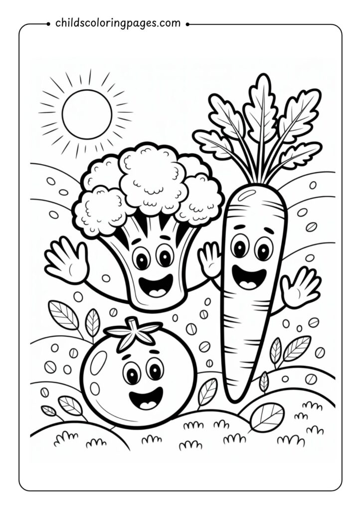 Food Coloring Pages