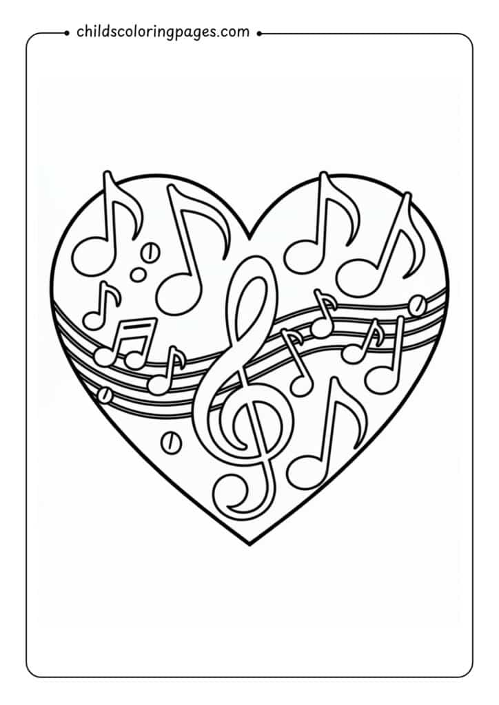 Heart Coloring Pages