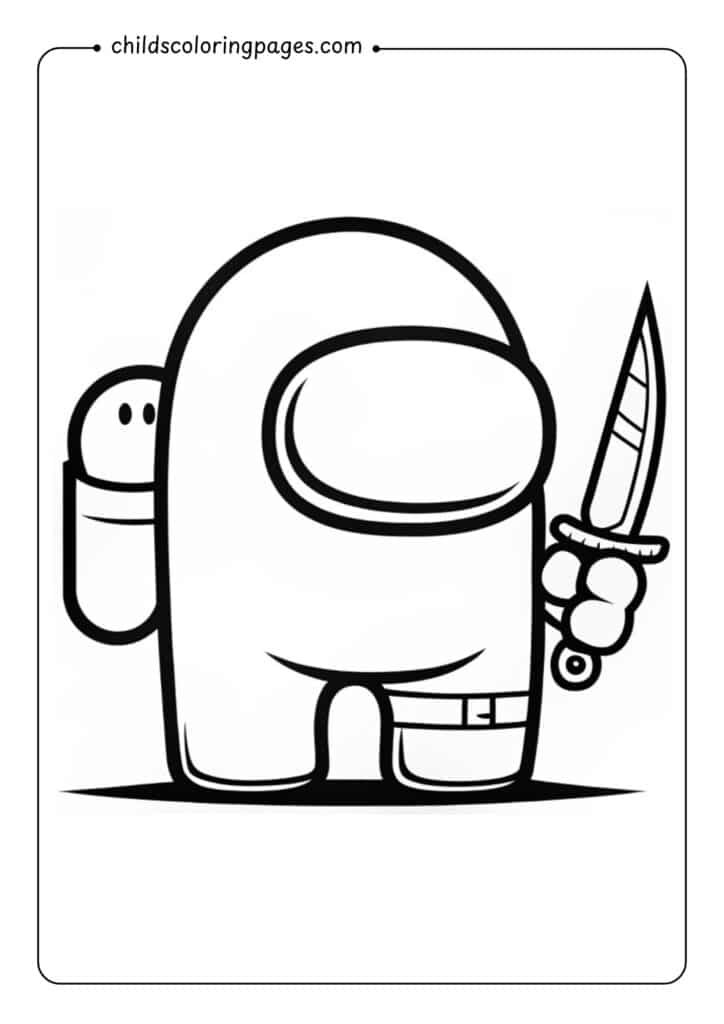 Among Us Coloring Pages