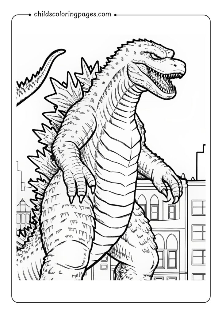 Godzilla Coloring Pages