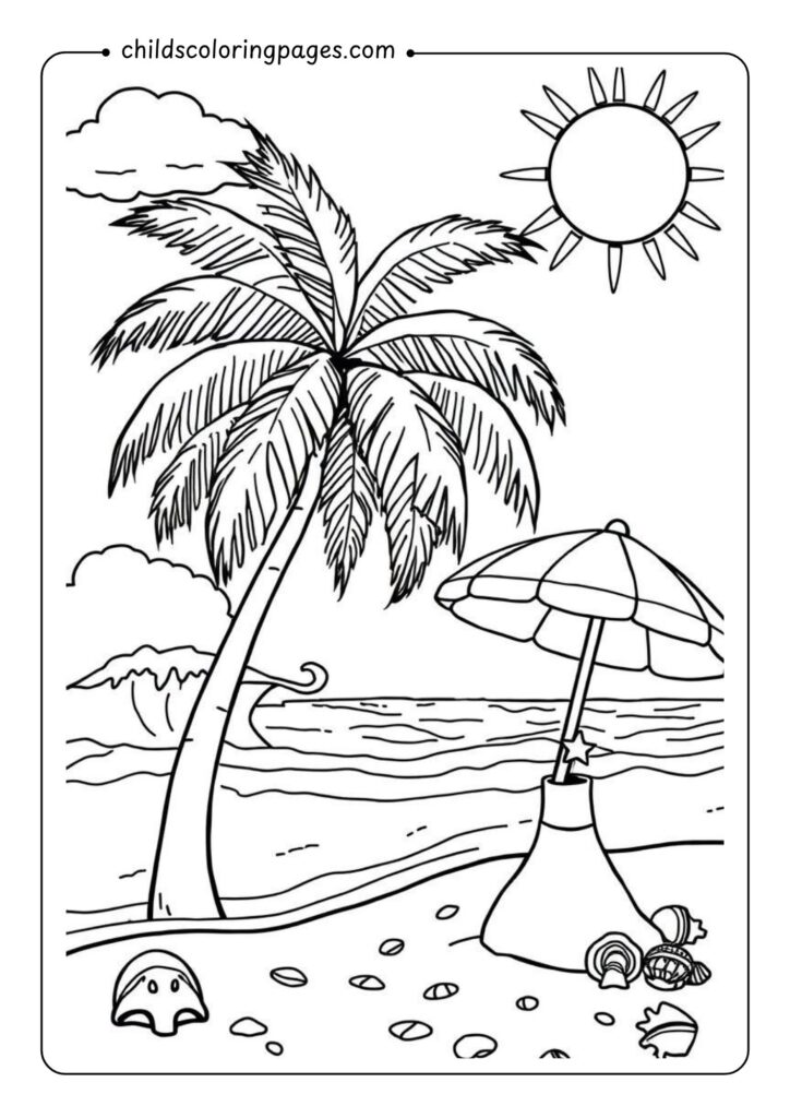 Summer Coloring Pages