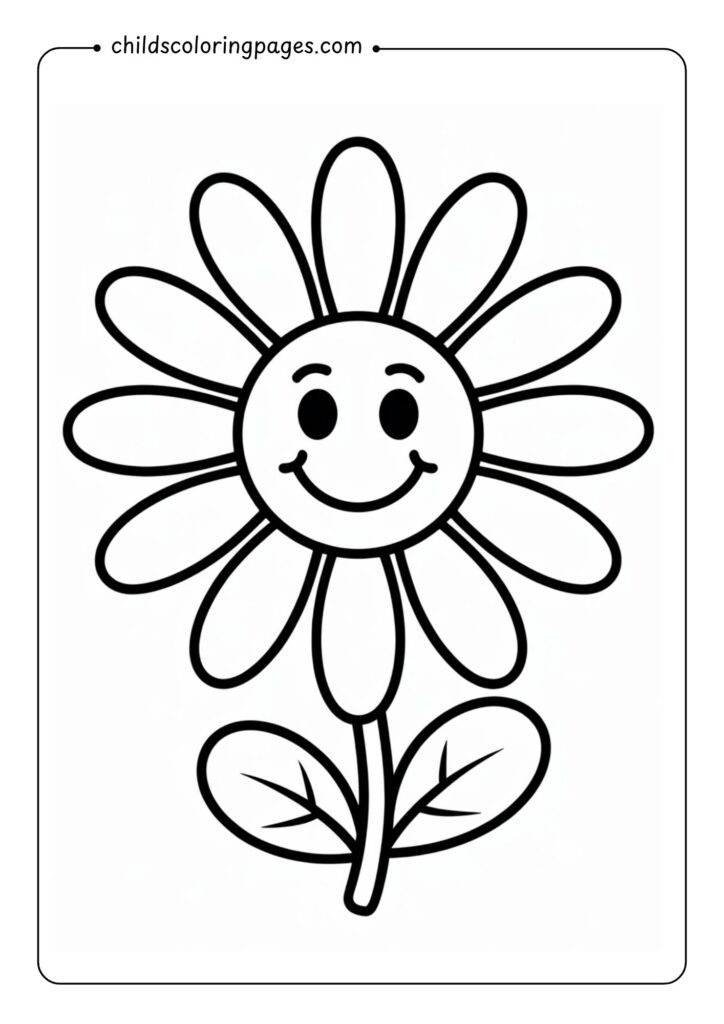 Flowers Coloring Pages