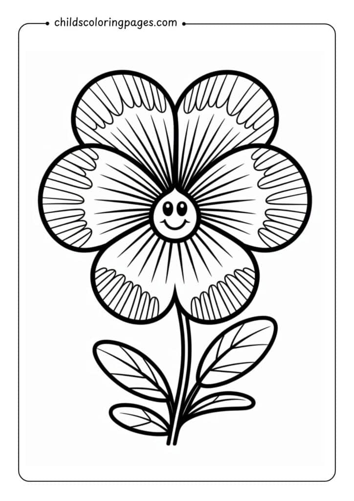 Flowers Coloring Pages