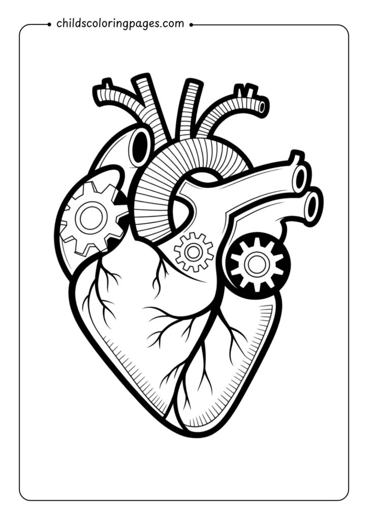 Heart Coloring Pages