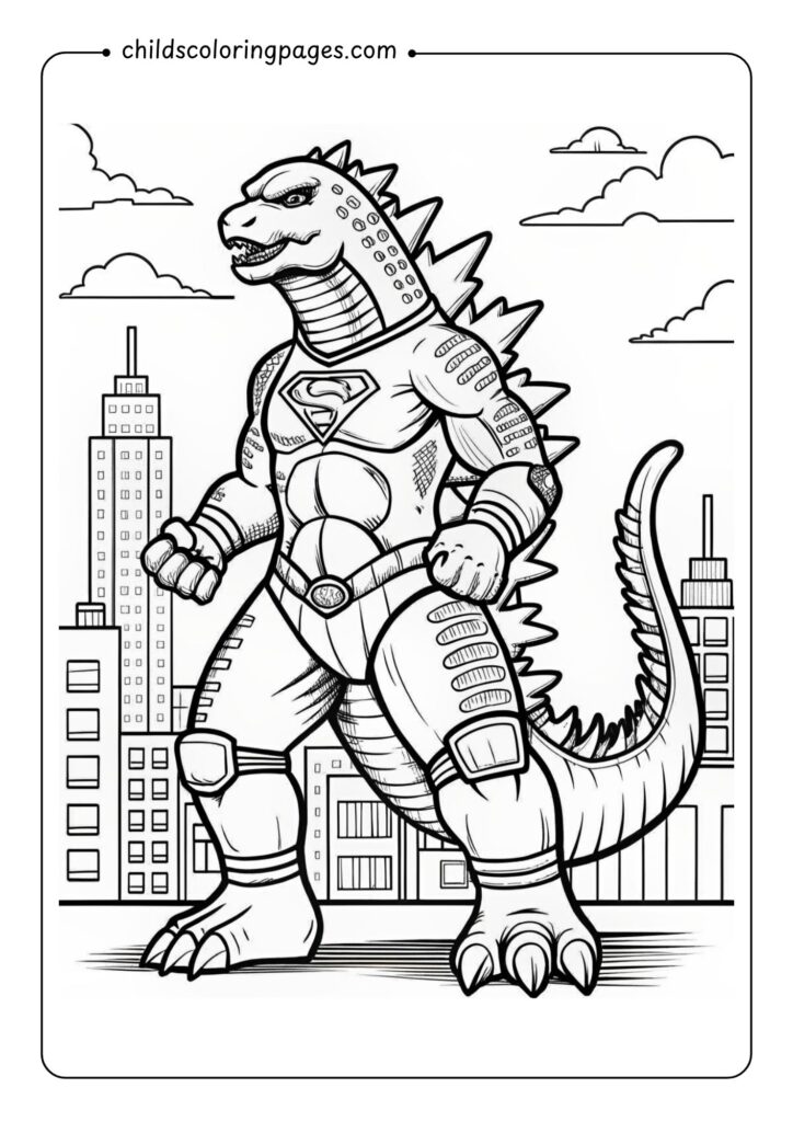 Godzilla Coloring Pages