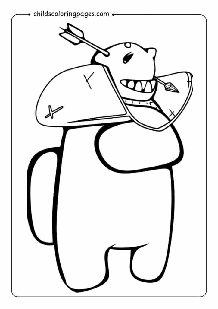 Among Us Coloring Pages