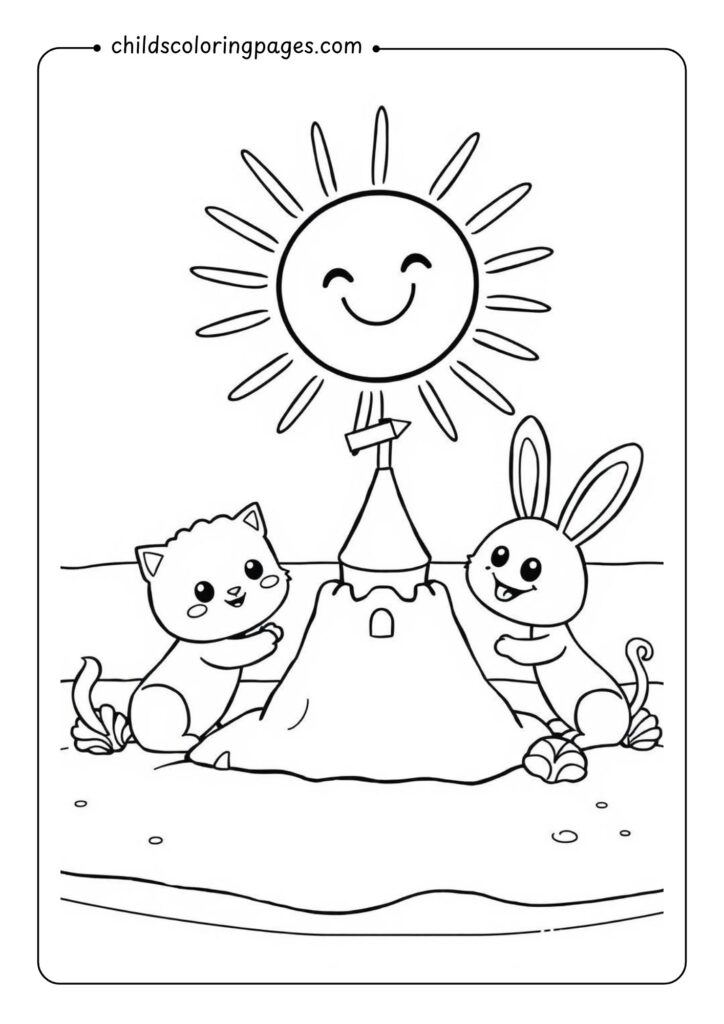 Summer Coloring Pages