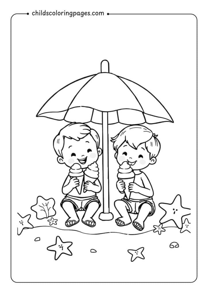 Summer Coloring Pages
