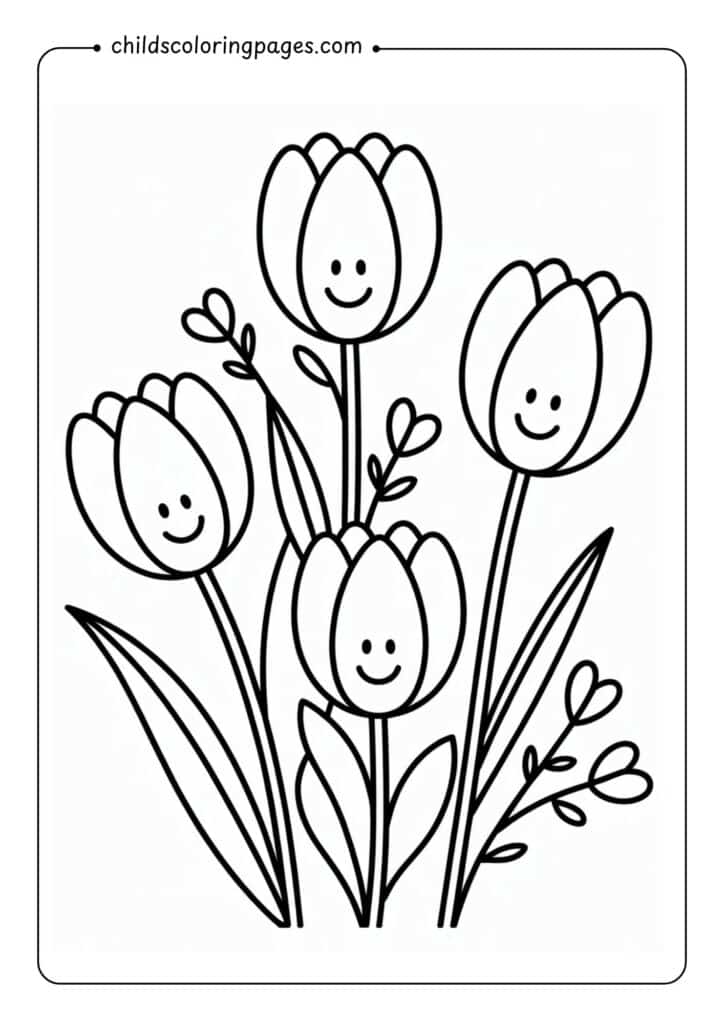 Flowers Coloring Pages