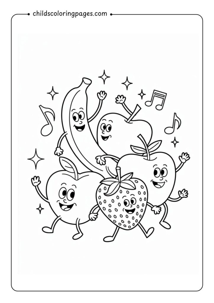 Food Coloring Pages