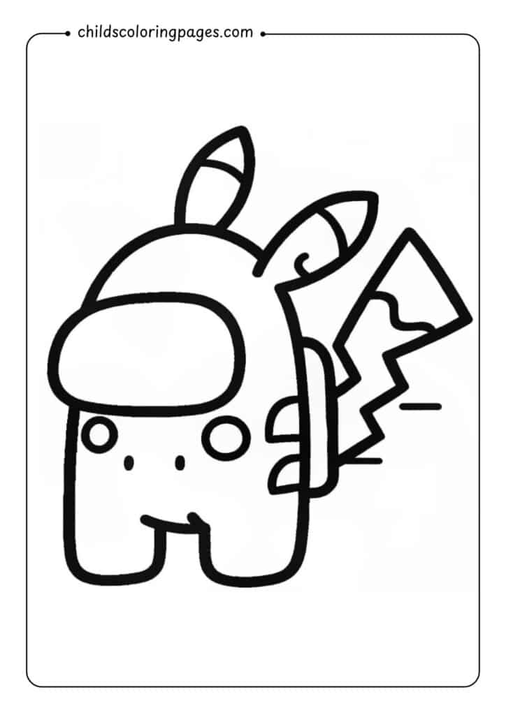 Among Us Coloring Pages