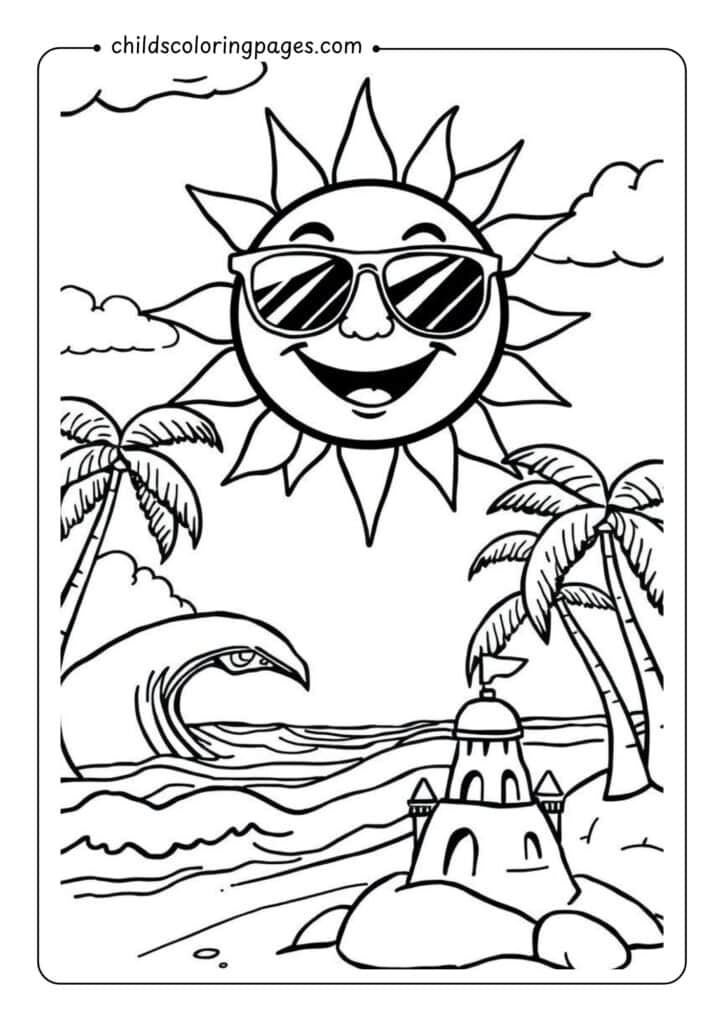 Summer Coloring Pages