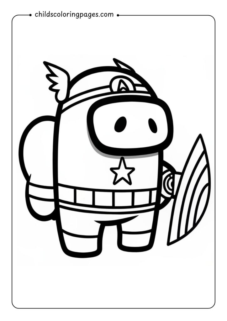 Among Us Coloring Pages
