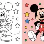 Mickey Mouse Coloring Page