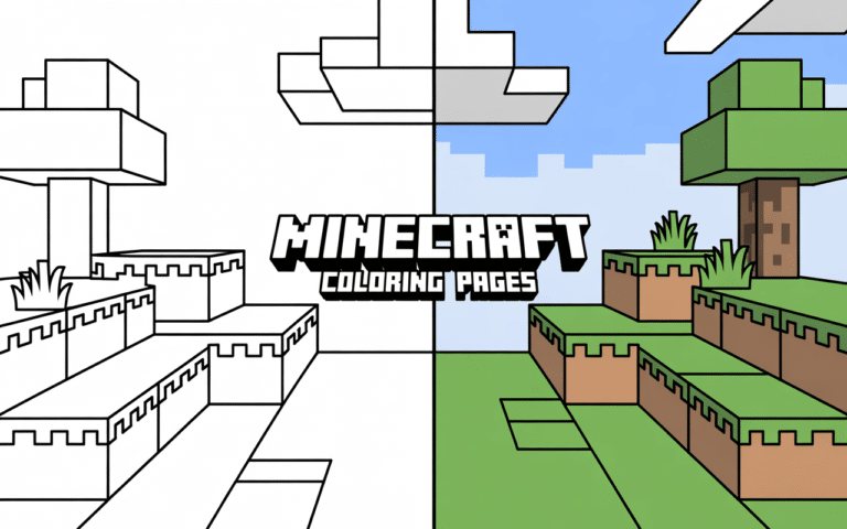 Minecraft Coloring Pages