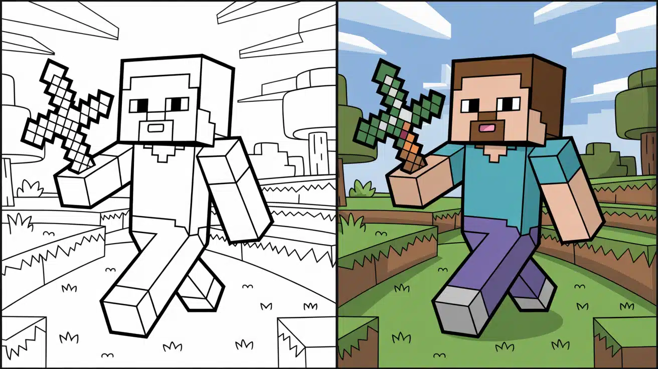Coloring Pages Minecraft