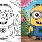 Minion Coloring Pages