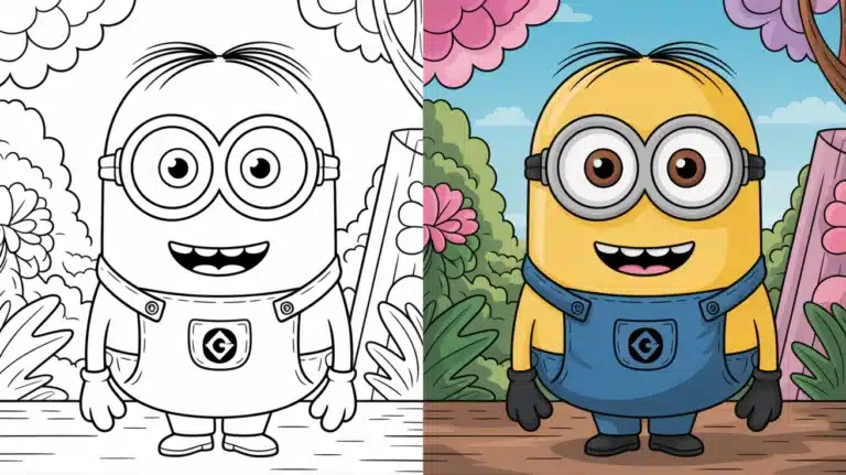Minion Coloring Pages