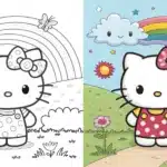 Hello Kitty Coloring Pages