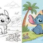 Stitch Coloring Pages