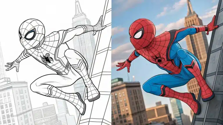 Spiderman Coloring Pages