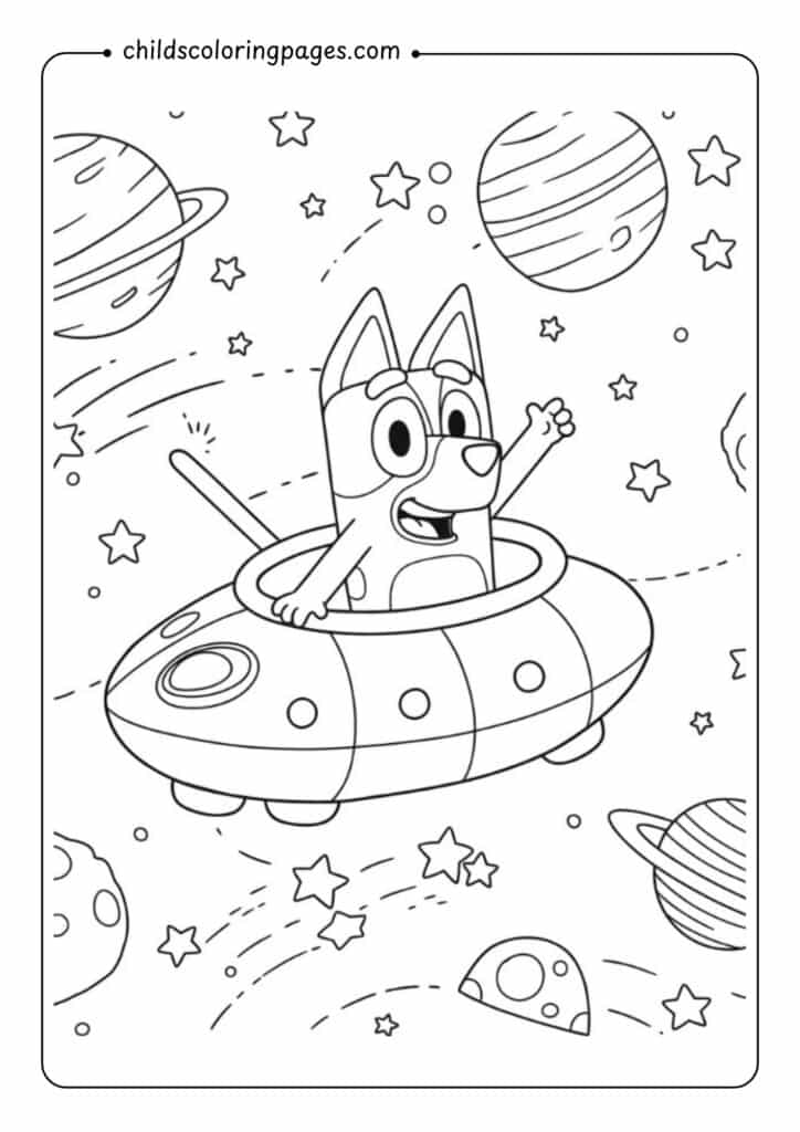 Bluey Coloring Pages​