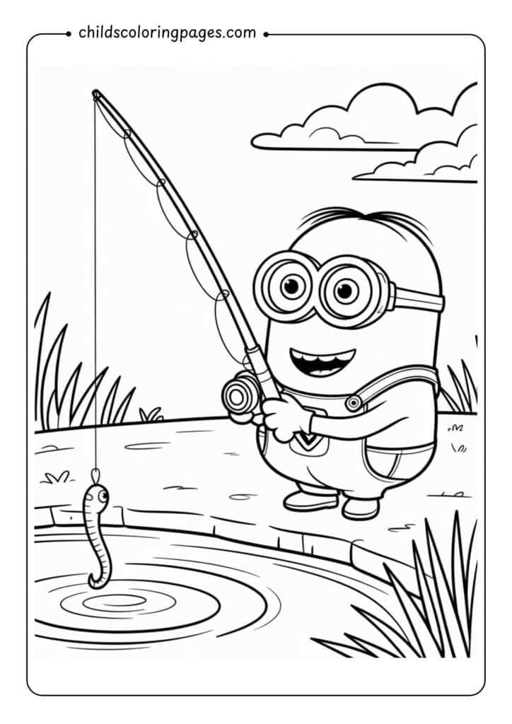 Minion Coloring Pages 12