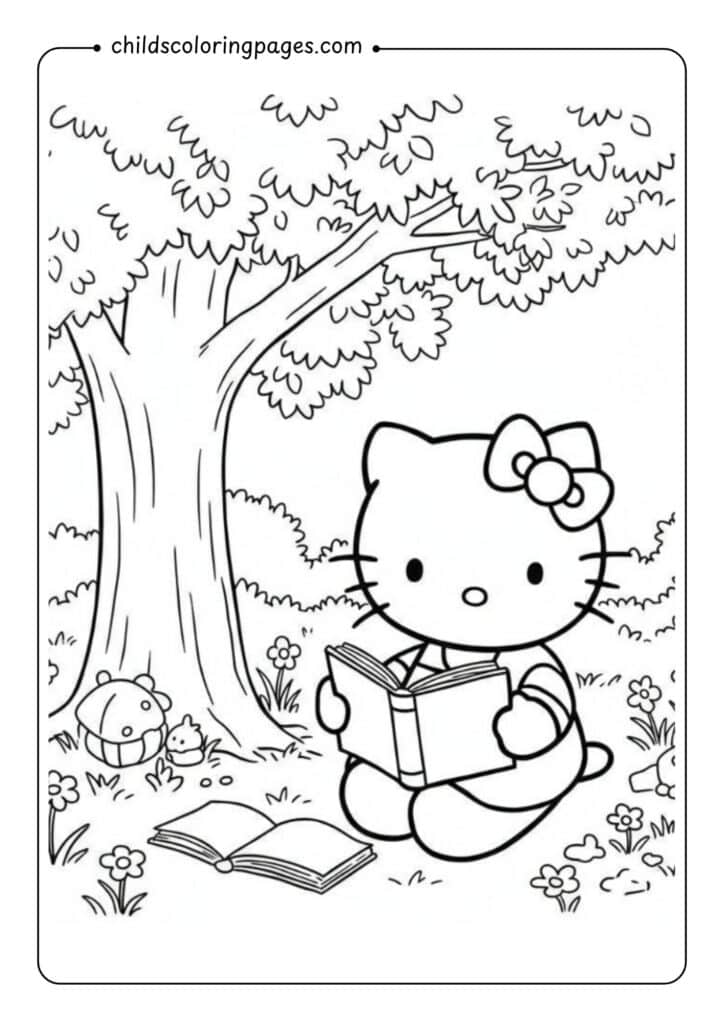 Hello Kitty Coloring Pages