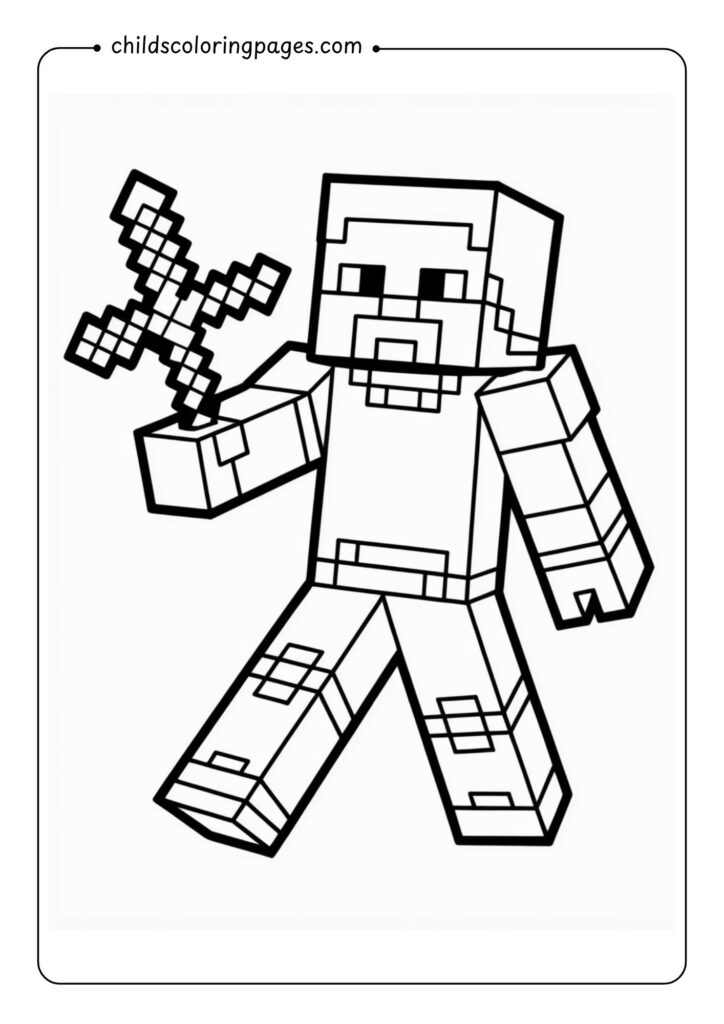 Minecraft Coloring Pages
