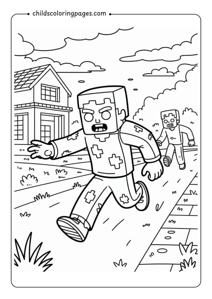 Coloring Pages Minecraft