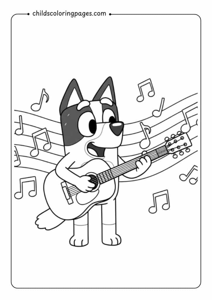 Bluey Coloring Pages​
