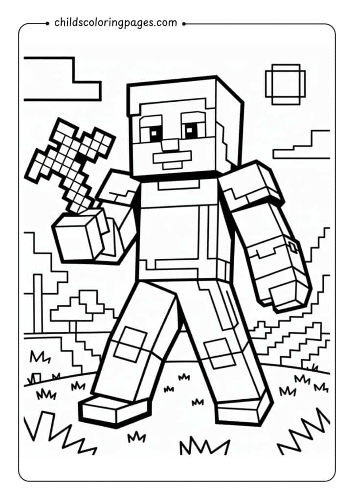 Minecraft Coloring Pages