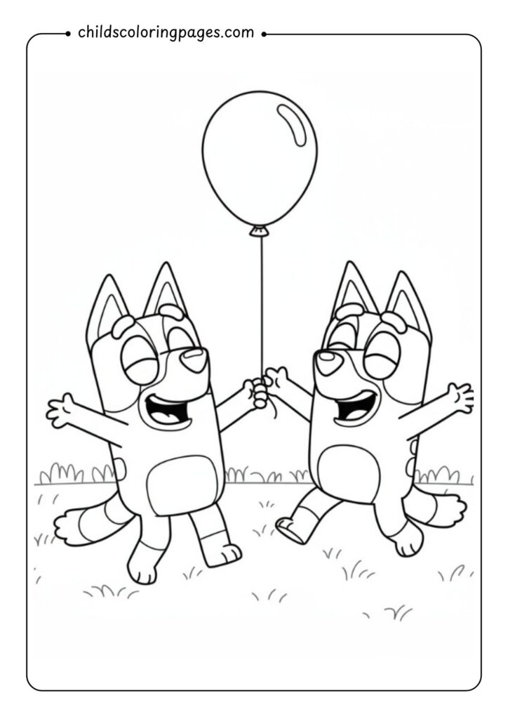 Bluey Coloring Pages​