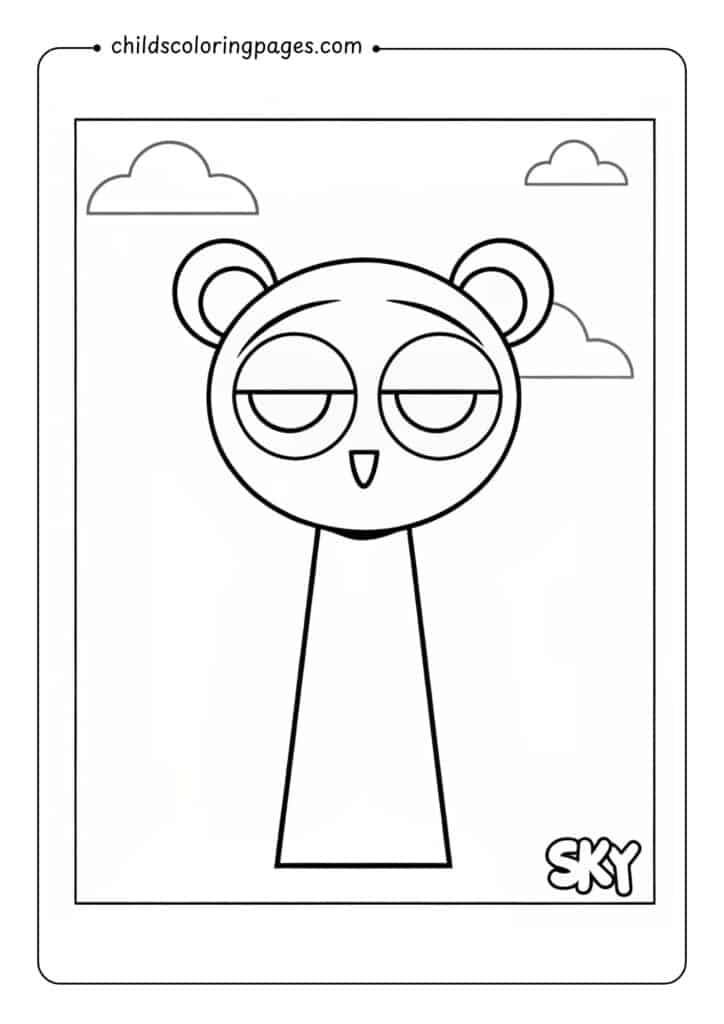 Sprunki Coloring Pages