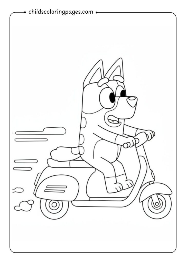 Bluey Coloring Pages​