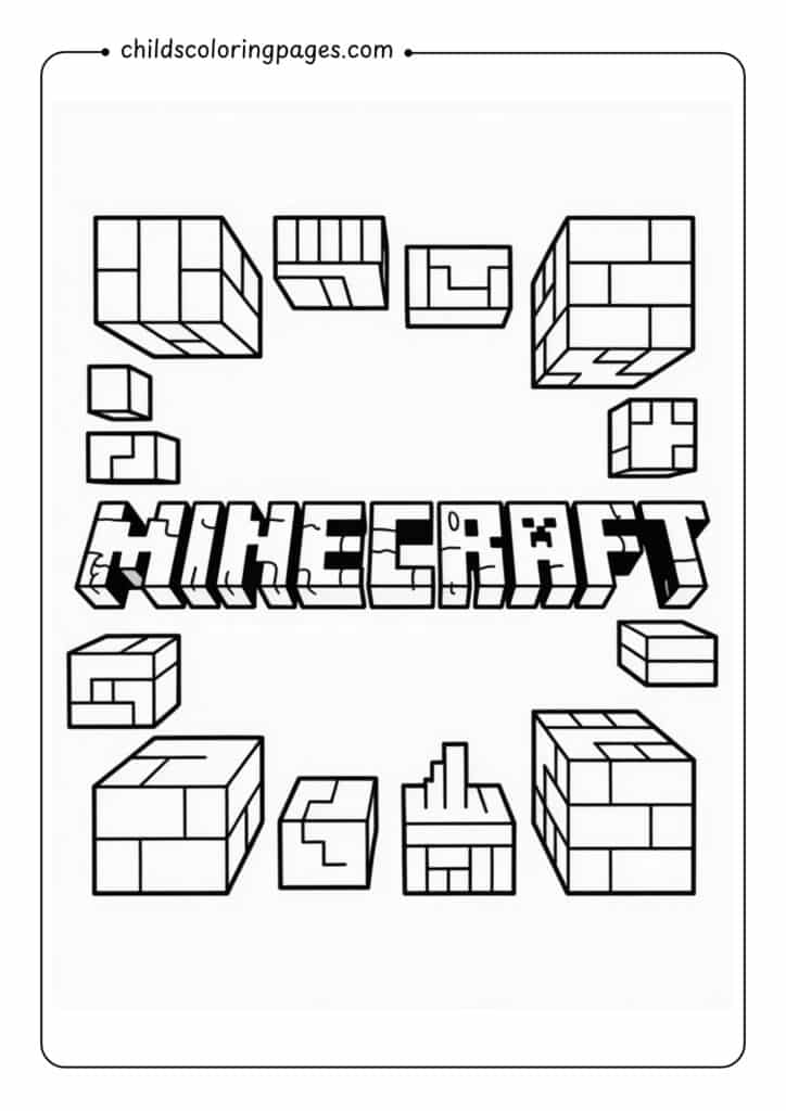 Minecraft Coloring Pages