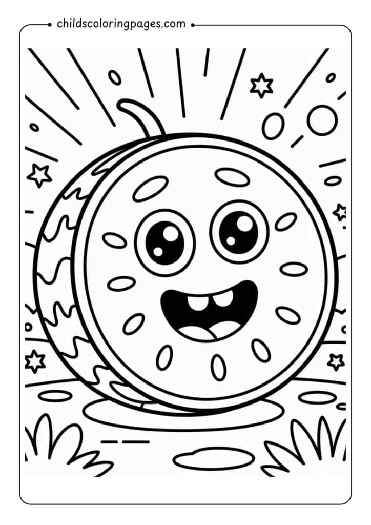 Free Summer Coloring Pages​