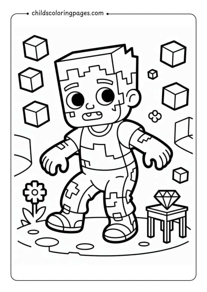 Minecraft Coloring Pages