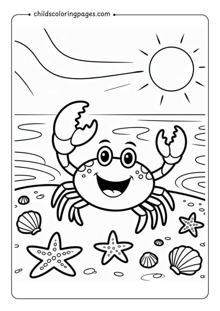 Free Summer Coloring Pages​