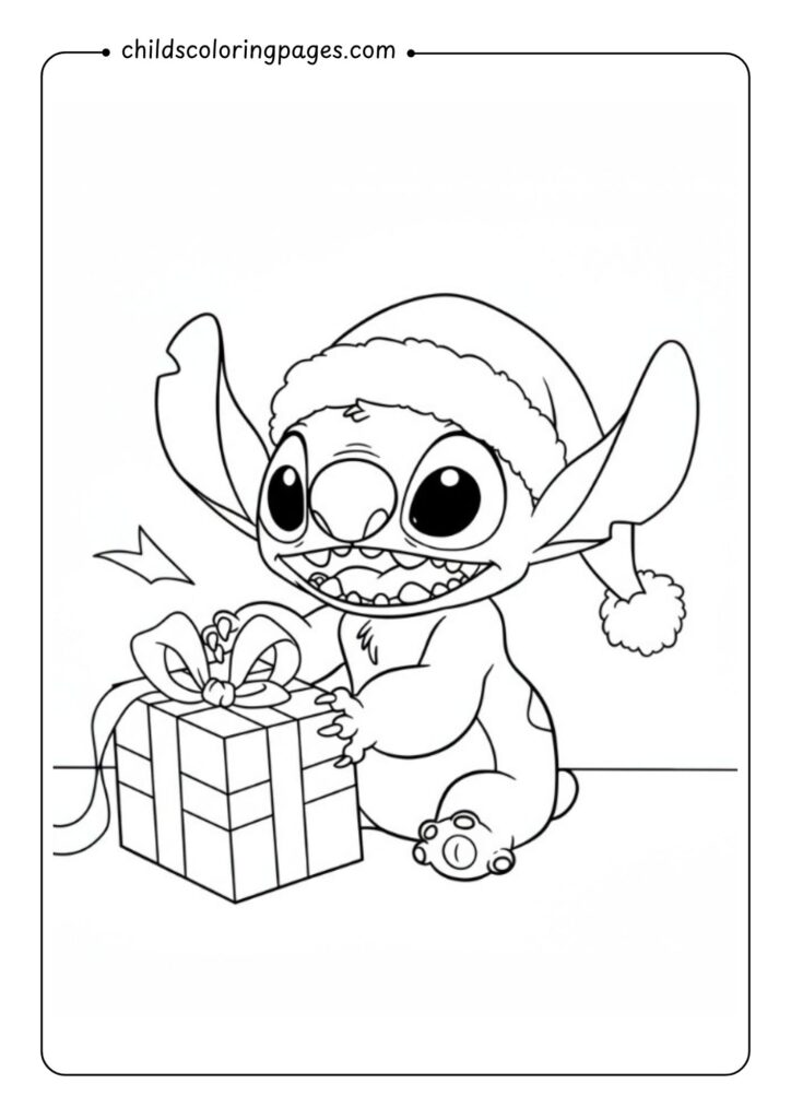 Stitch Coloring Pages