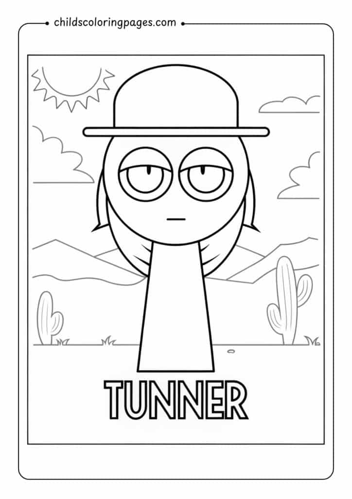Sprunki Coloring Pages