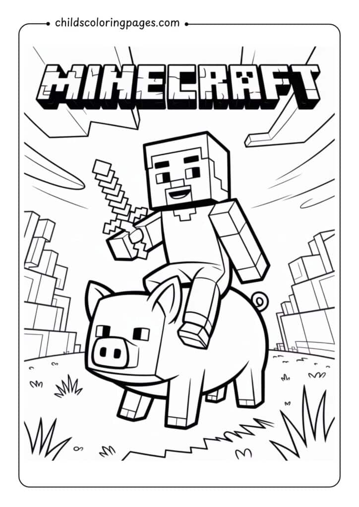 Minecraft Coloring Pages