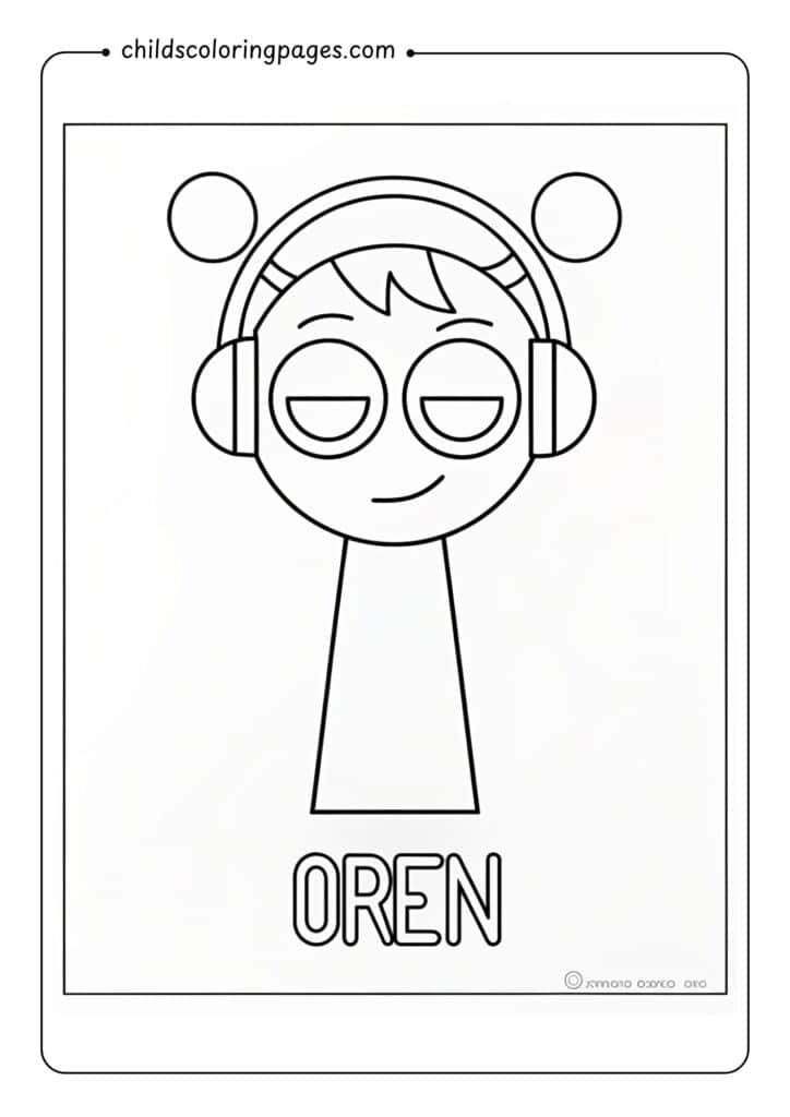 Sprunki Coloring Pages