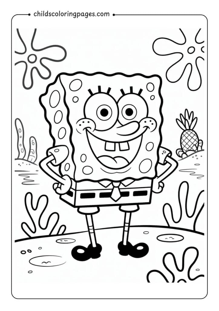 Spongebob Coloring Pages 6