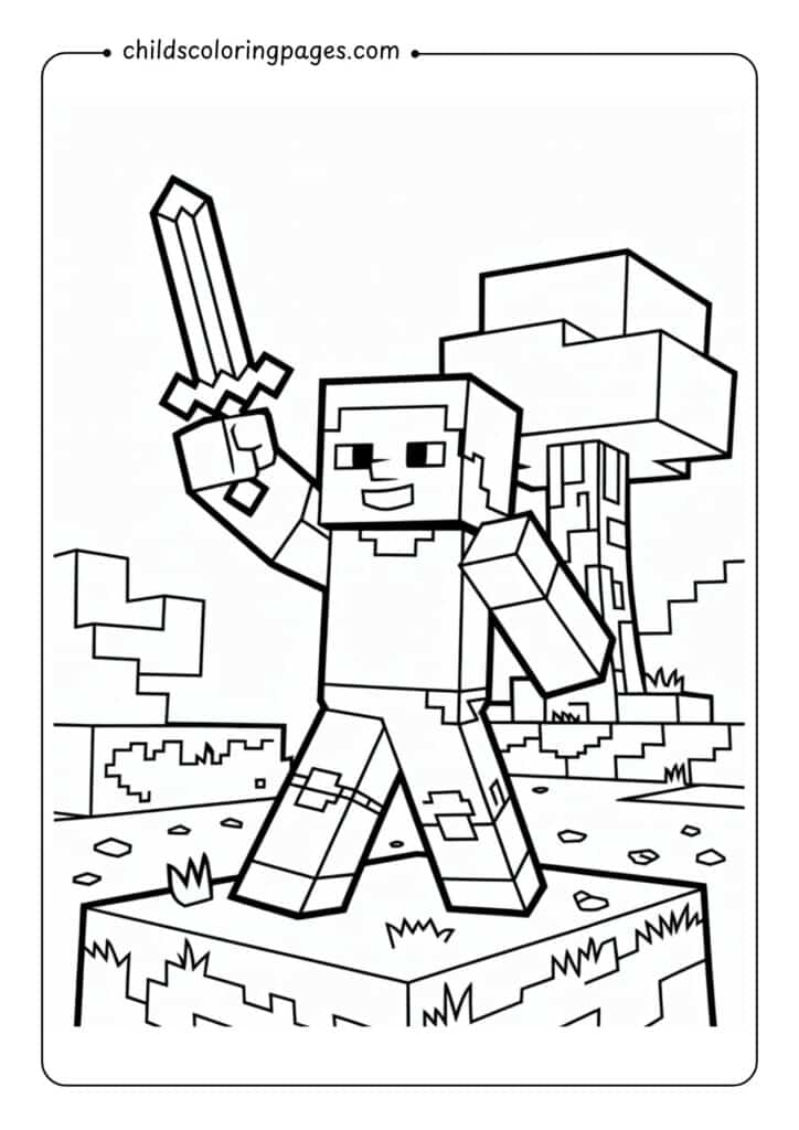 Minecraft Coloring Pages