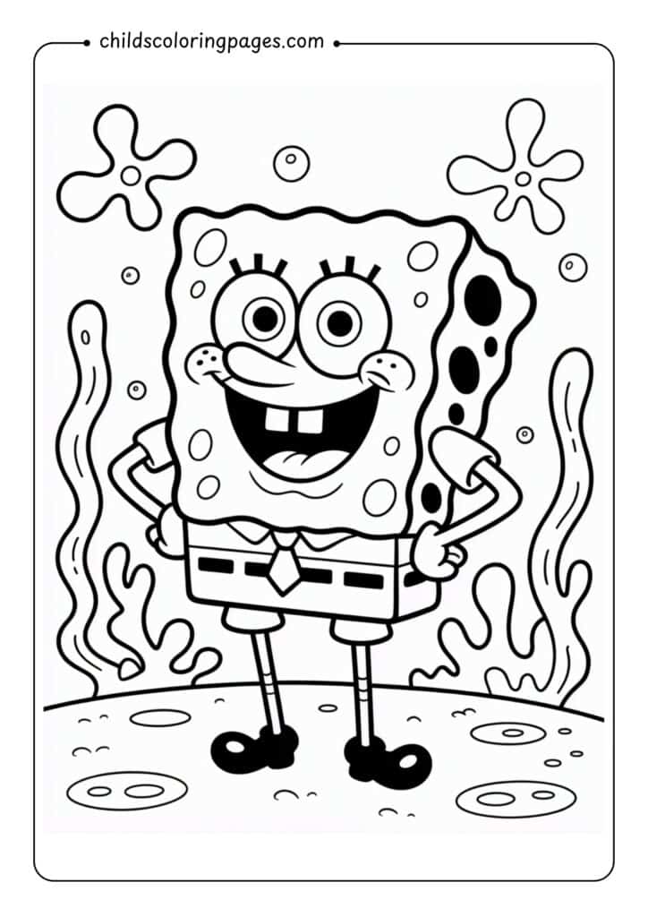 Spongebob Coloring Pages 1