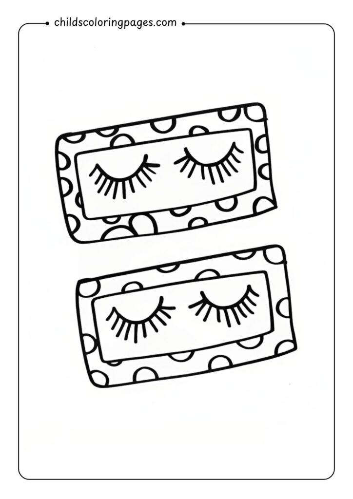 Glow Cosmetics Coloring Pages